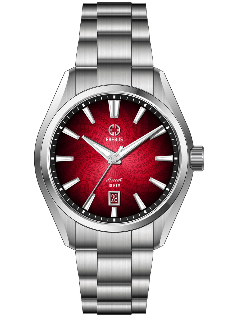 Erebus Watches ASCENT 41 Red Helix