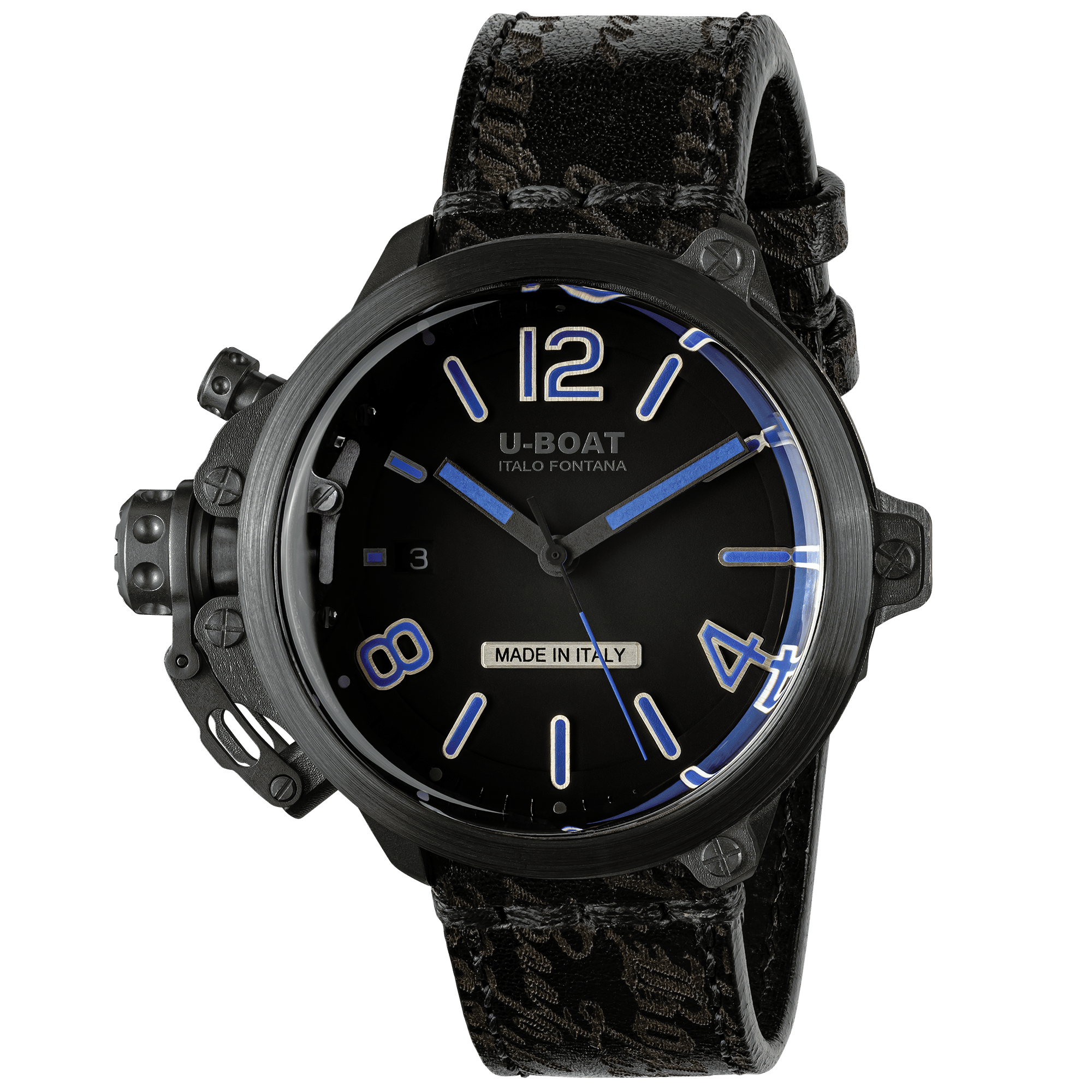 U-Boat CAPSULE 45MM PVD BK BL