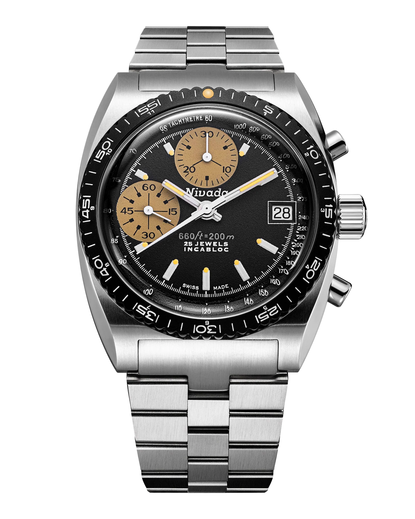 Nivada Grenchen AUTOCHRON YELLOW