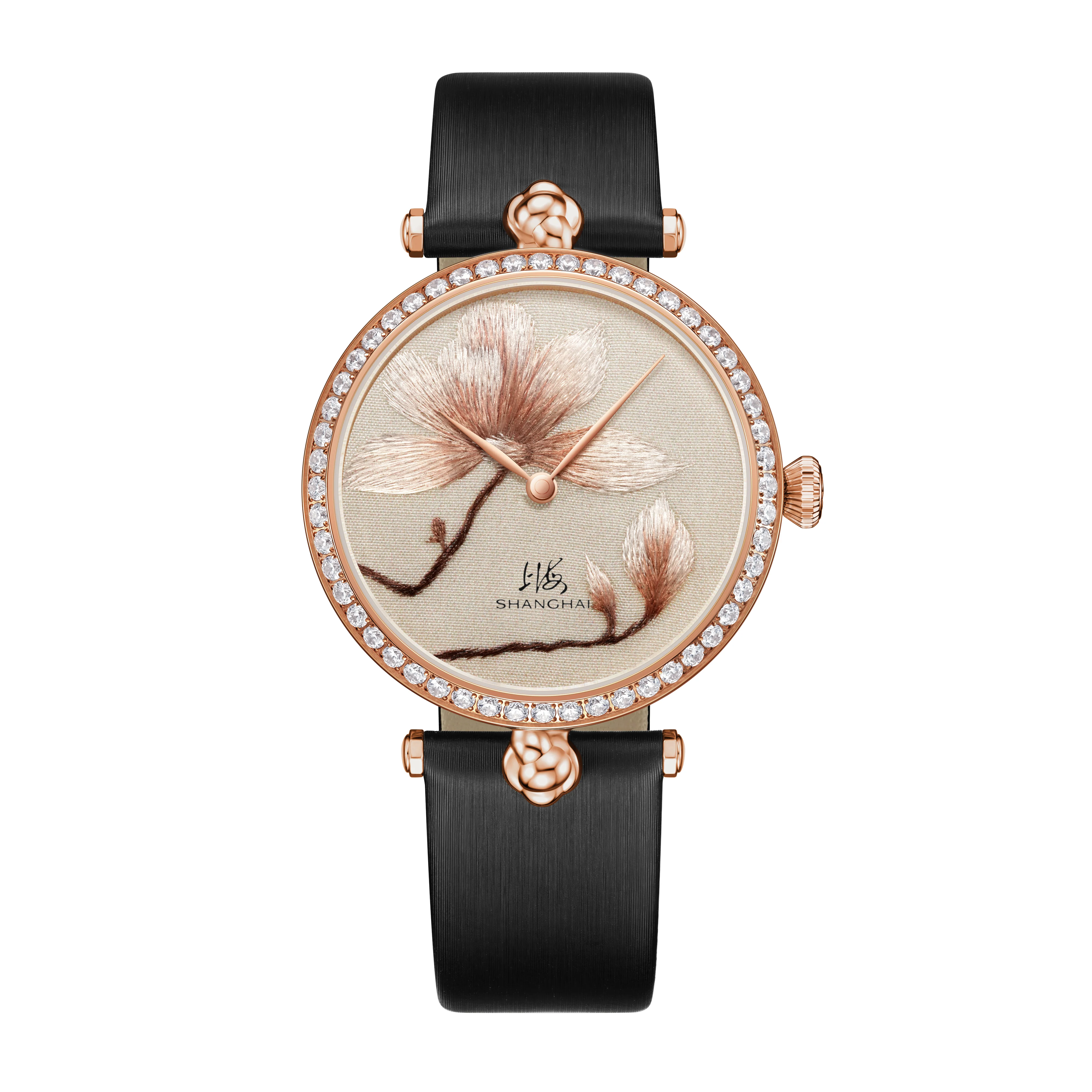 Shanghai Watch Shanghai Magnolia 36mm Watch - Embroidery Golden