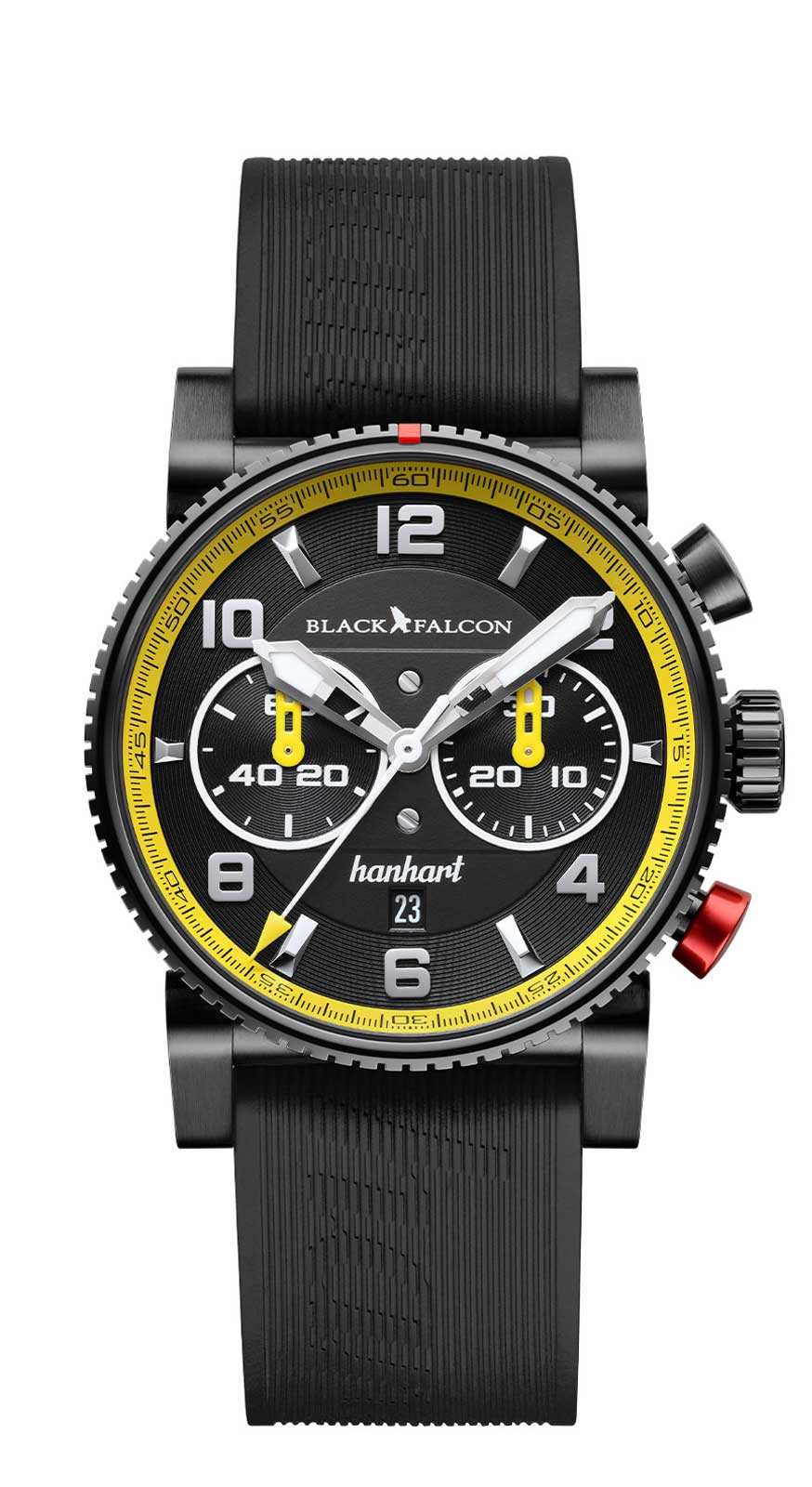 Hanhart Black Falcon PRIMUS Race Winner, 44 mm