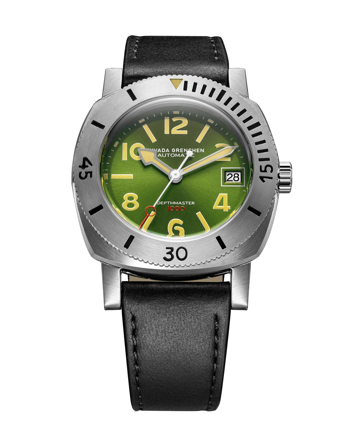 Nivada Grenchen DEPTHMASTER NUMERALS - GREEN