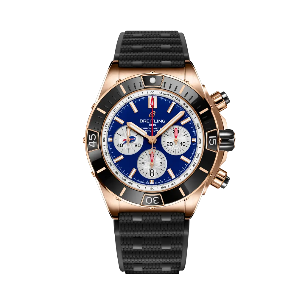 Breitling Super Chronomat B01 Chronograph 44 NFL Buffalo Bills Edition