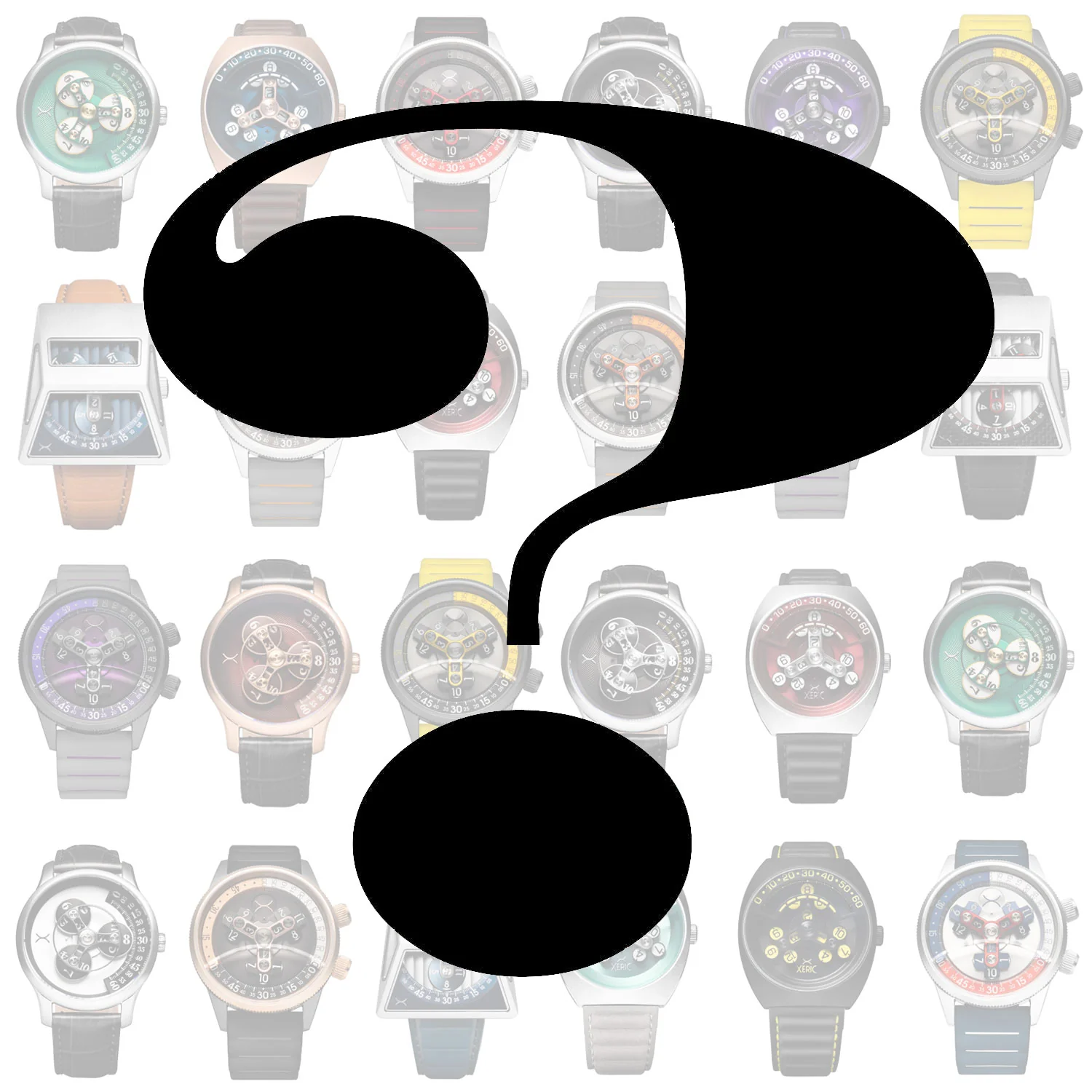 Xeric Xeric Mystery Wandering Hour Watch