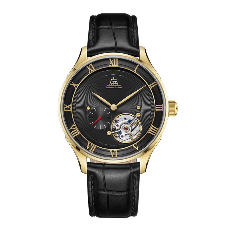 Shanghai Watch Shanghai 50s 42mm Watch - Karrusel WenchangBlack (Special Version)