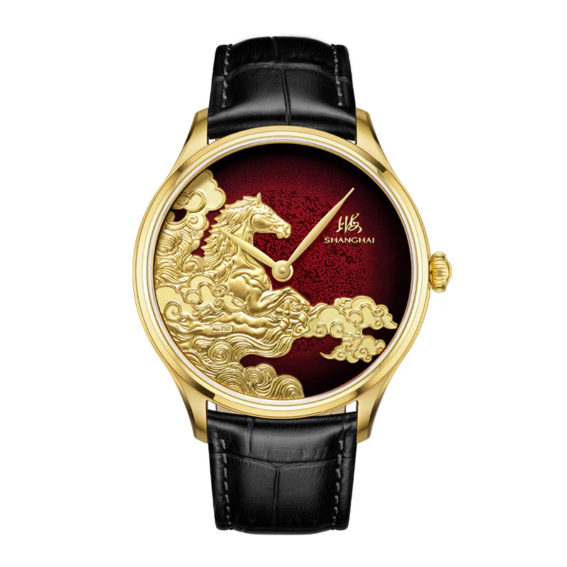 Shanghai Watch Shanghai Zodiac 40mm Watch - Smokey Red Dial [Limited Edition]