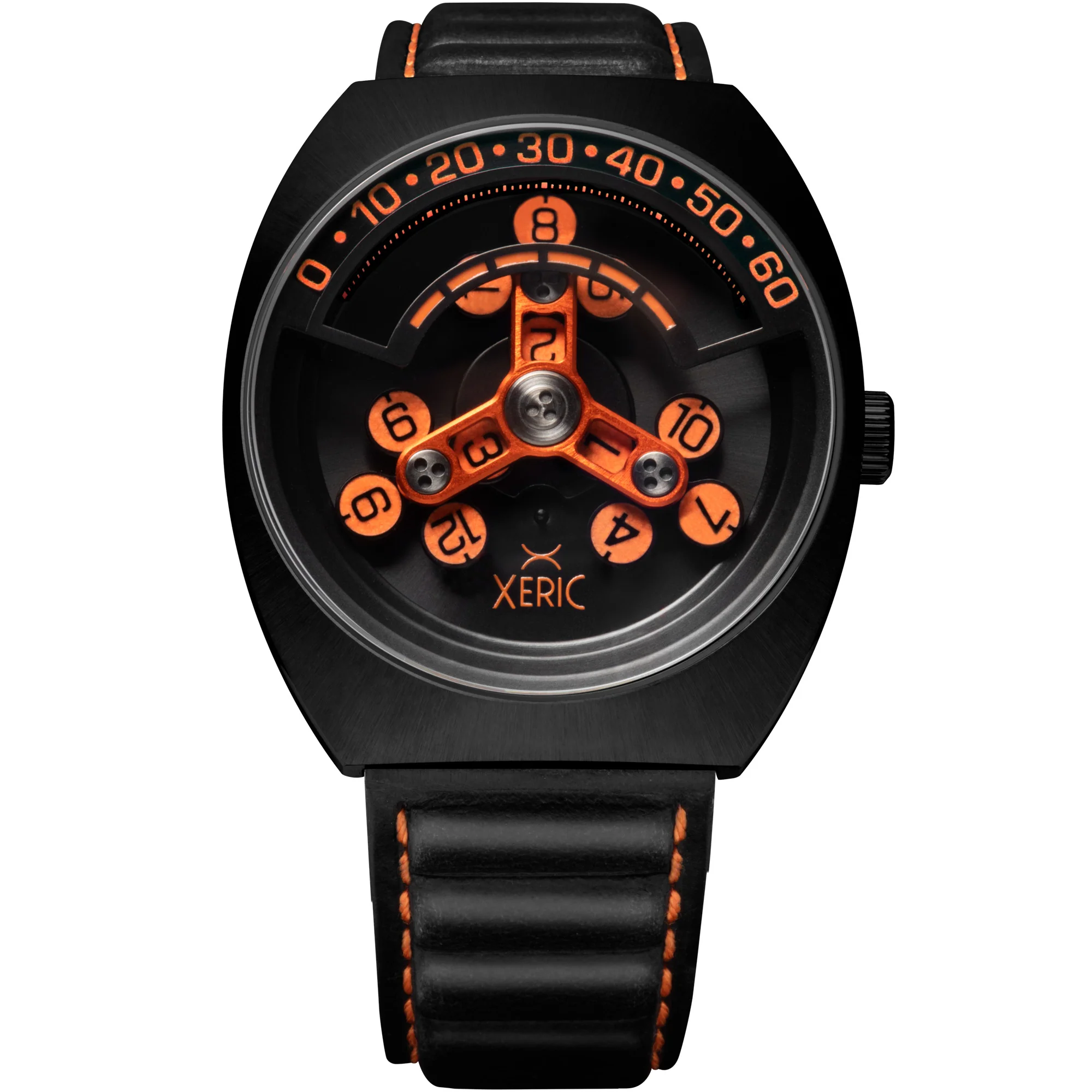 Xeric Scrambler Automatic Wandering Hour Black Orange