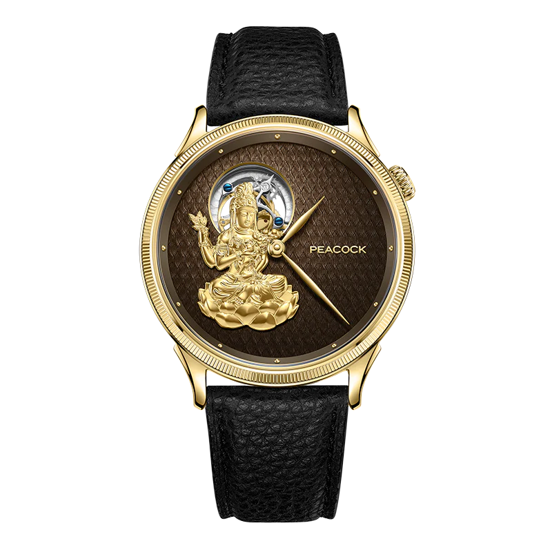 Peacock Peacock Peak Maja-chenmo Tourbillon 18K Gold Watch