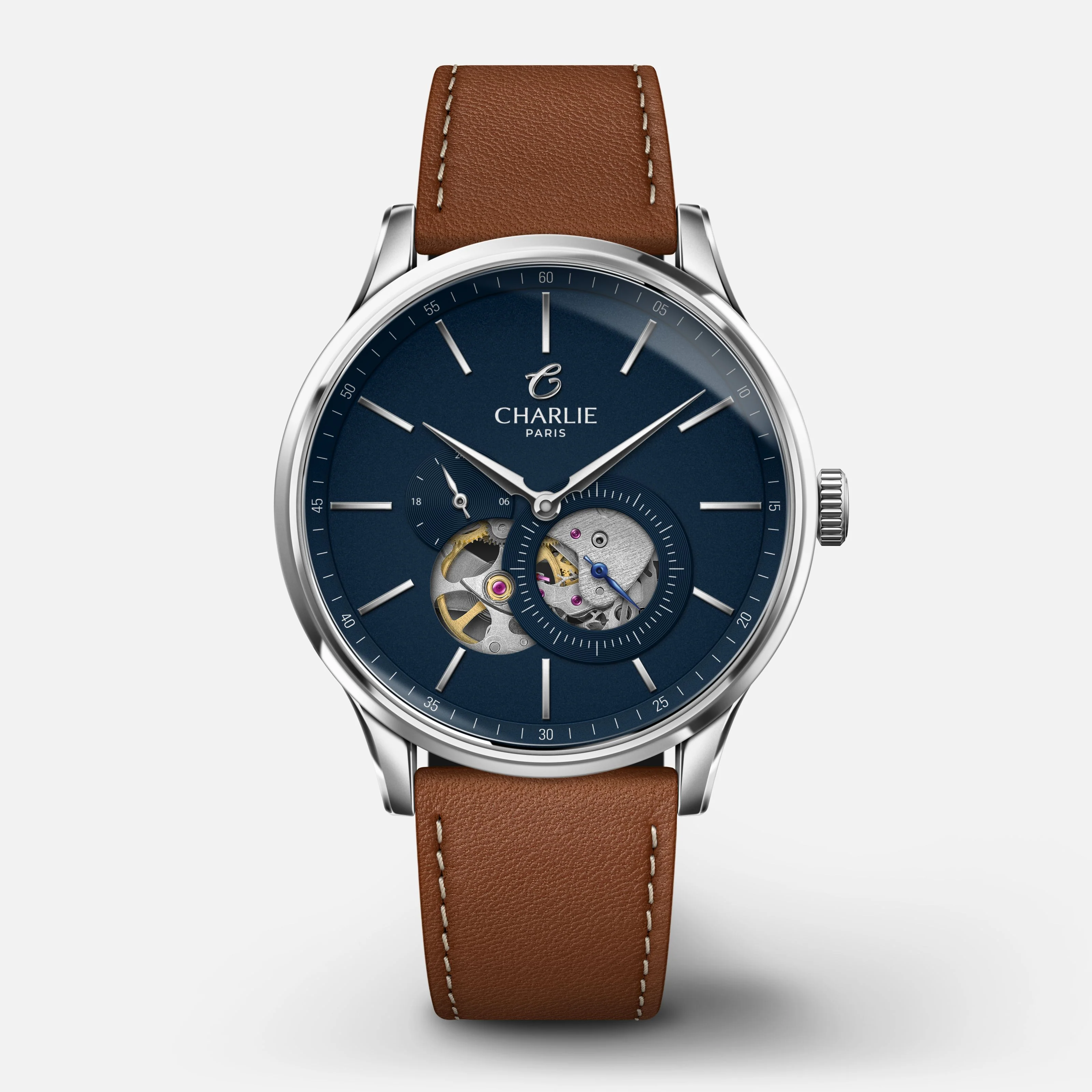 Charlie Paris INITIAL - Cœur Ouvert - Bleu