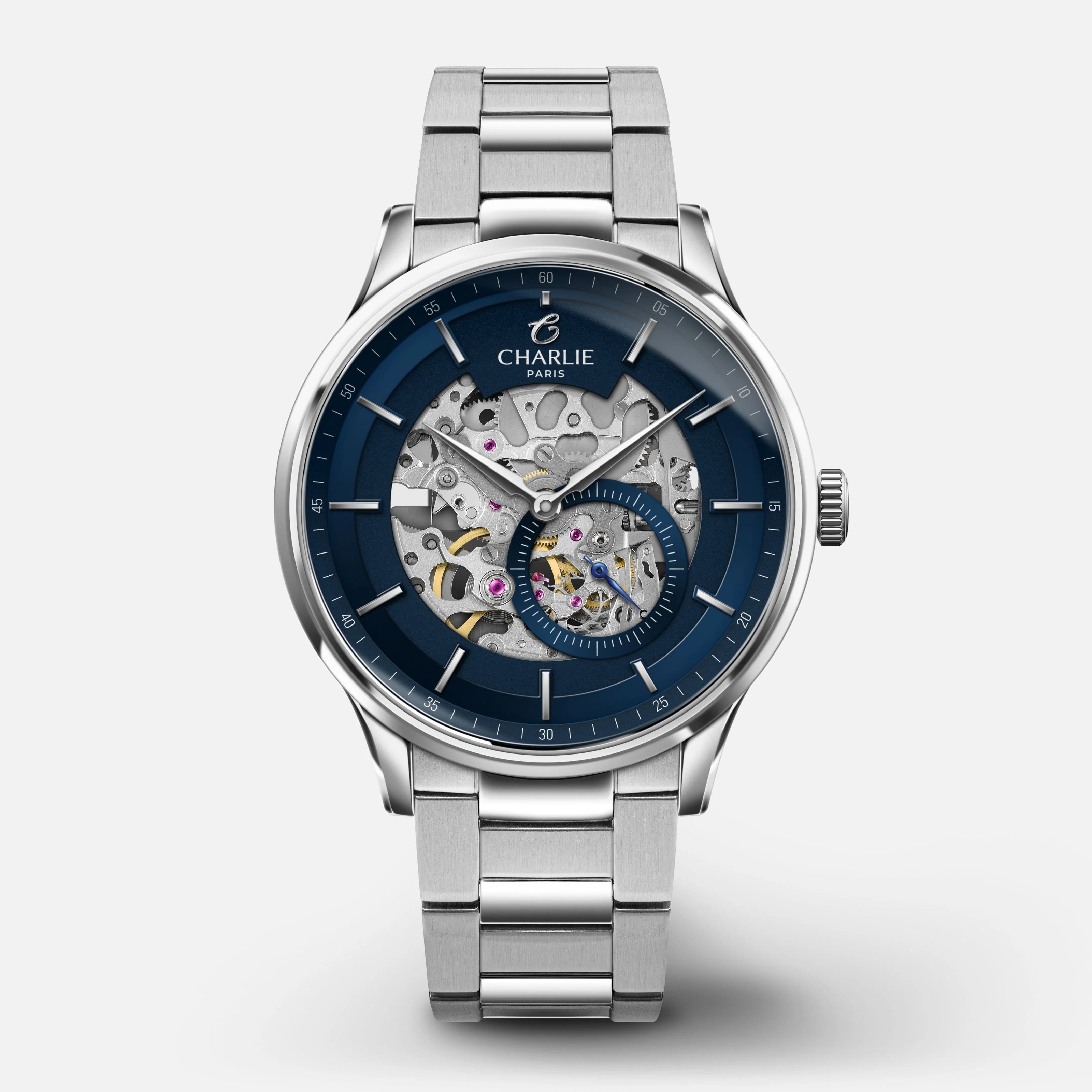 Charlie Paris INITIAL - Squelette - Bleu