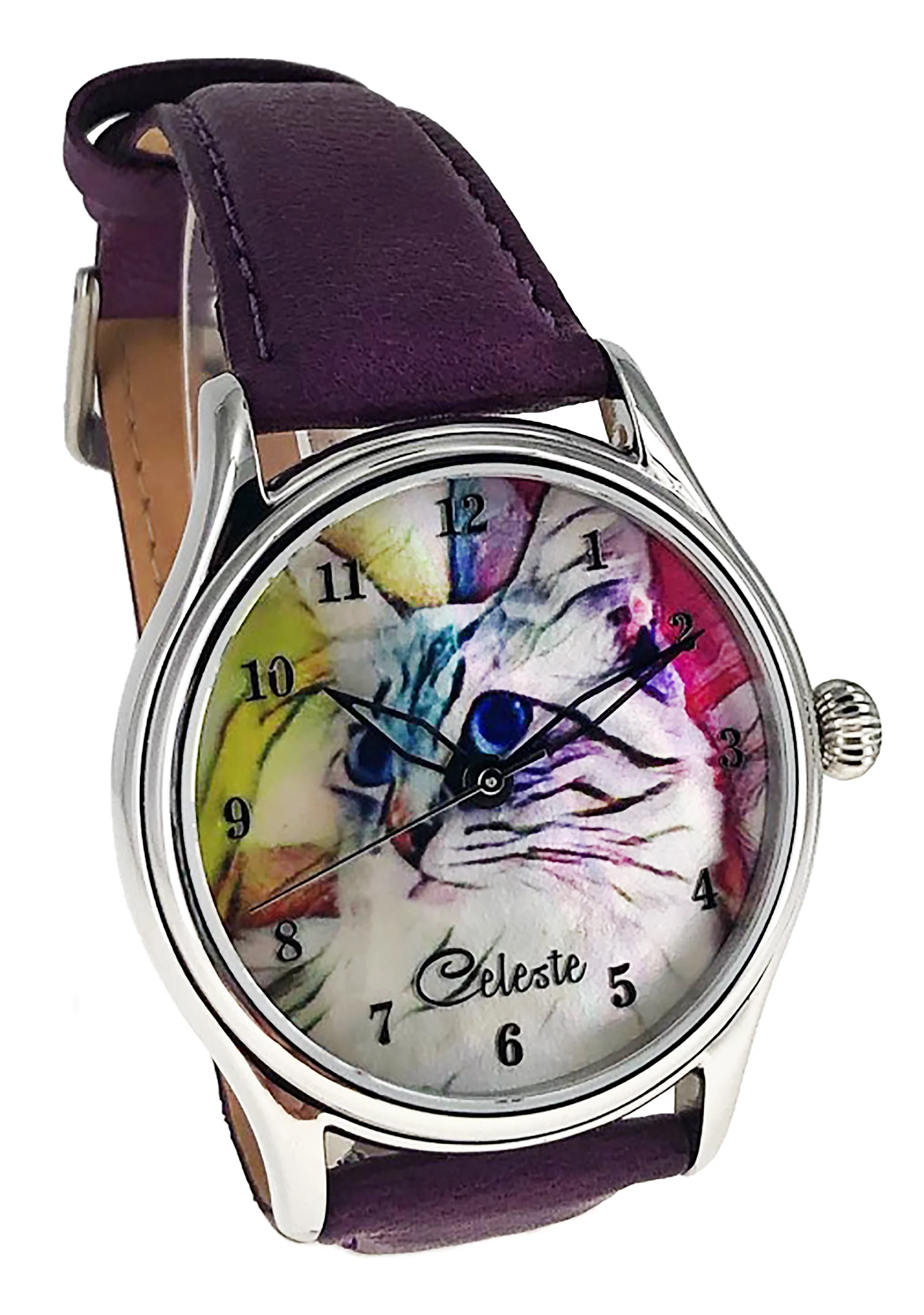 Celeste Watch Company Salt and Pepper Cat