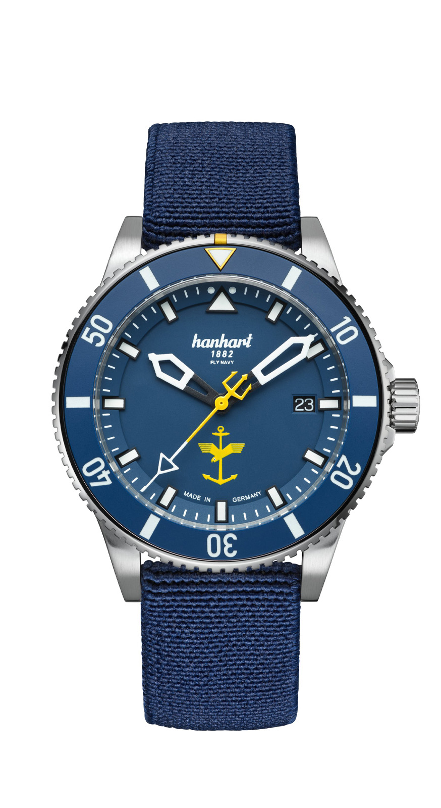 Hanhart FLY NAVY Aerosphere, 42 mm