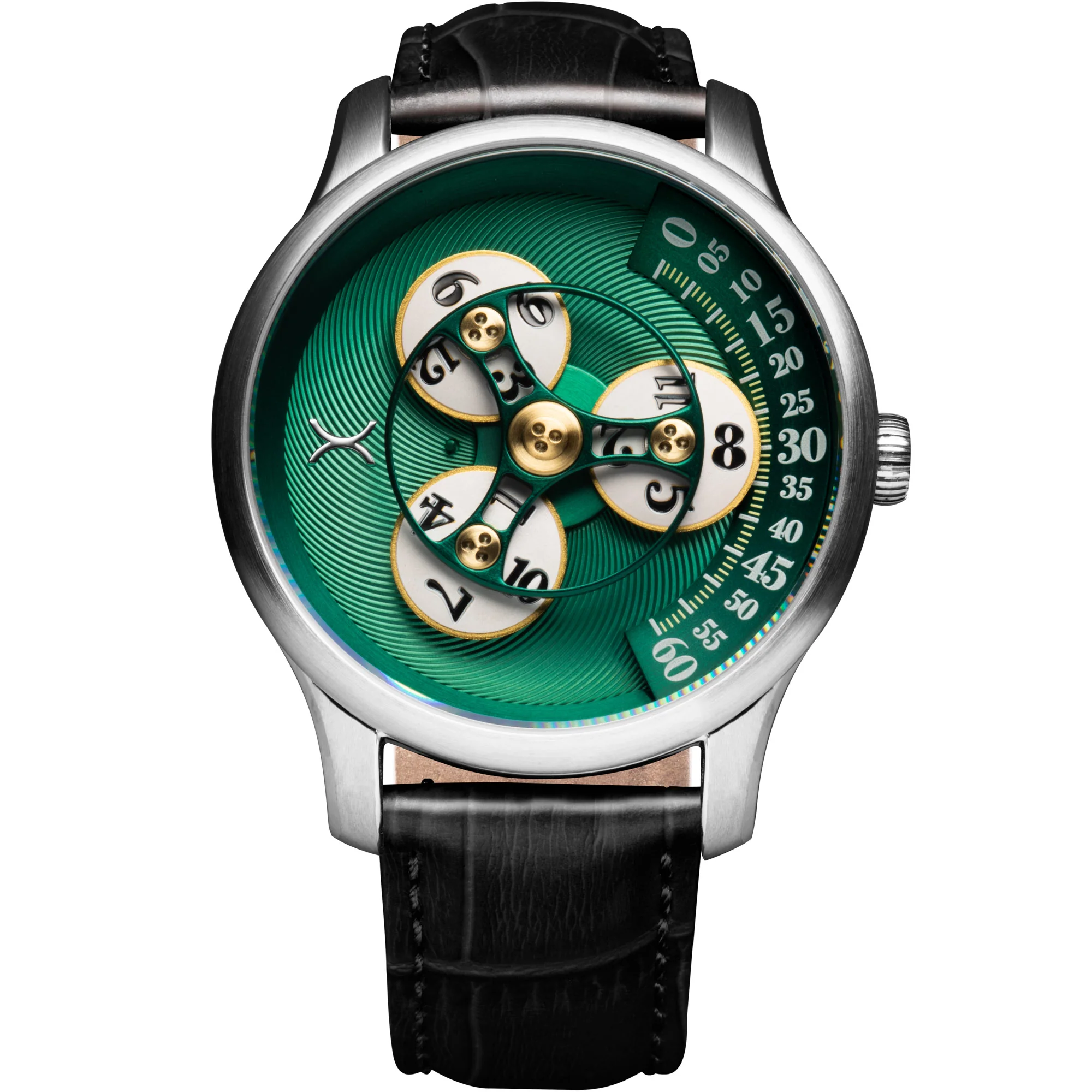 Xeric Triptych Automatic Wandering Hour Emerald
