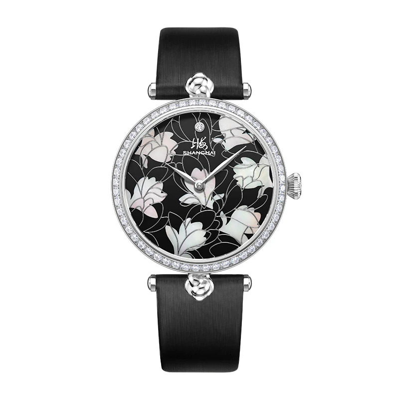 Shanghai Watch Shanghai Magnolia 36mm Watch - In Blossom Silver