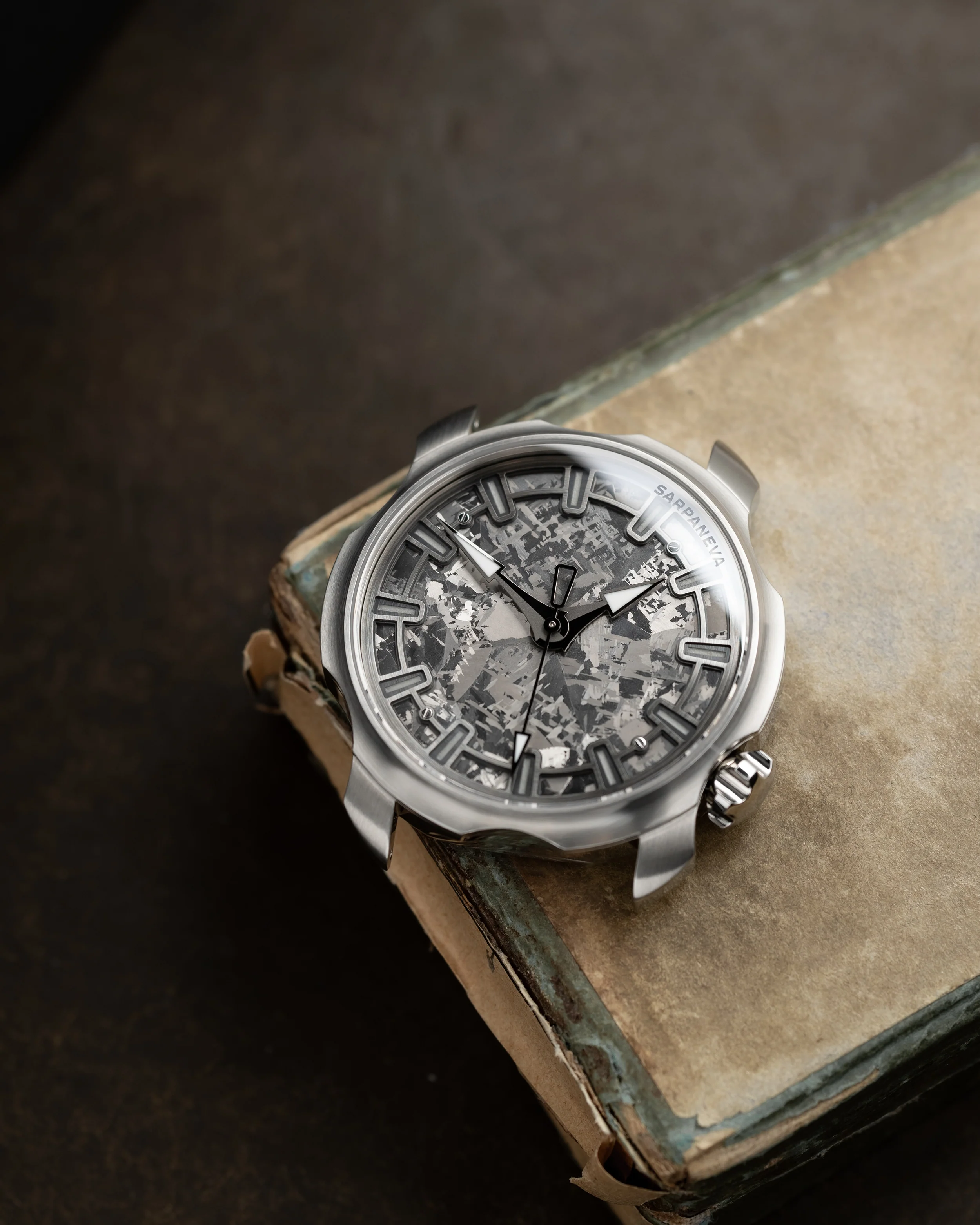 Sarpaneva K1 Crystallized titanium