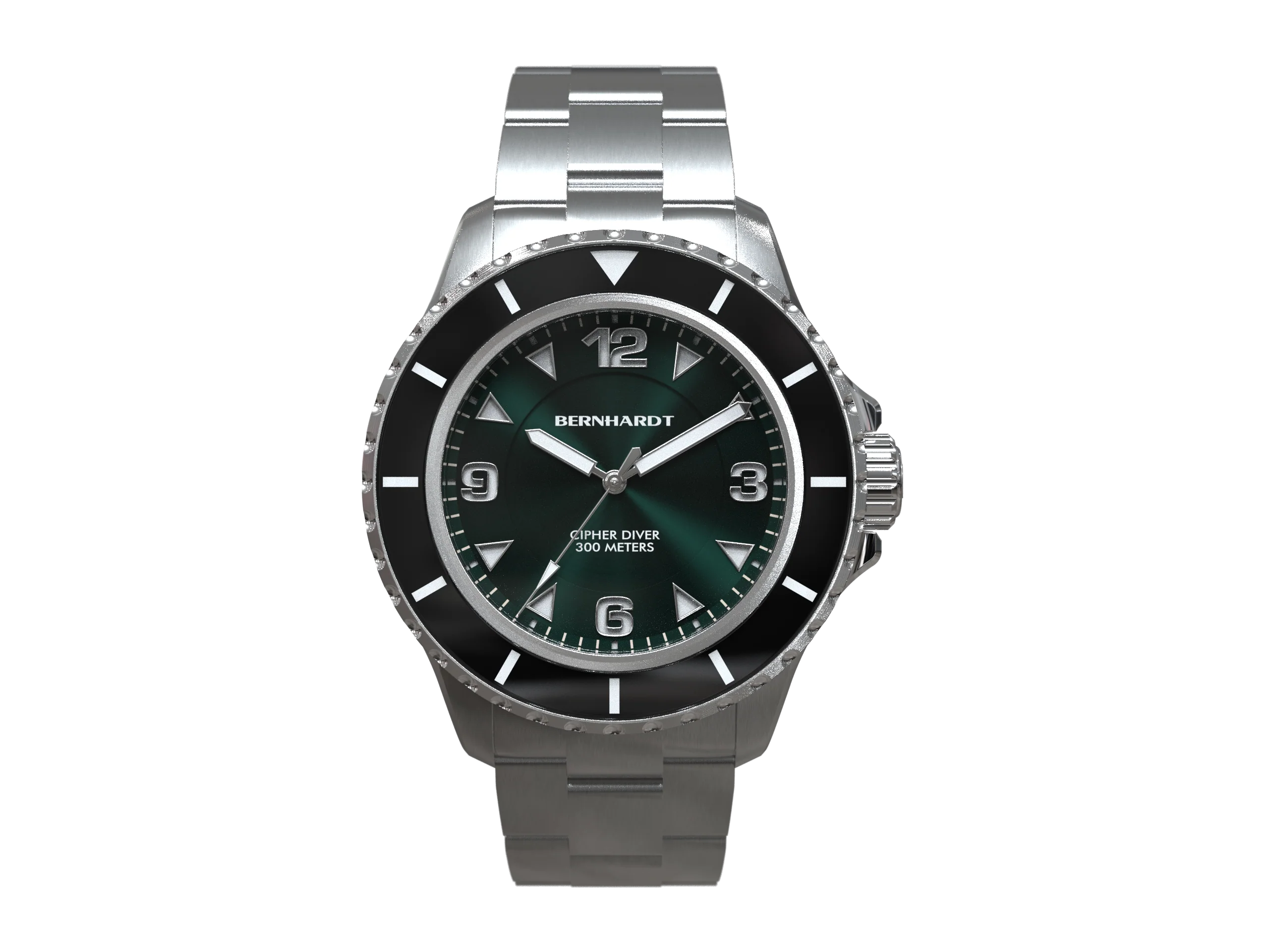 Bernhardt Watch Company The Cipher Diver - Green - Fall 2026 Pre-Order