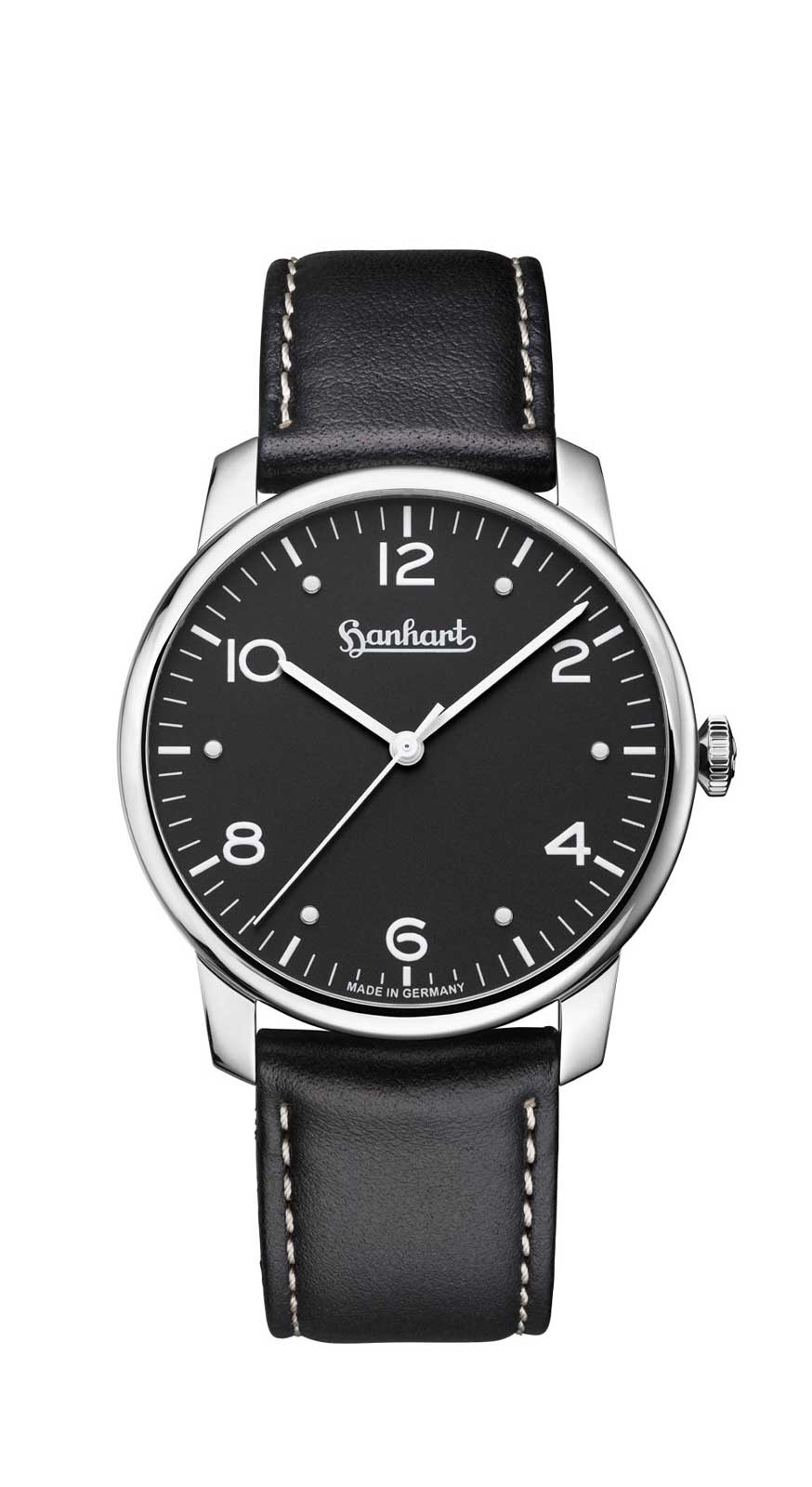 Hanhart Silva Schwarz, 38,5 mm