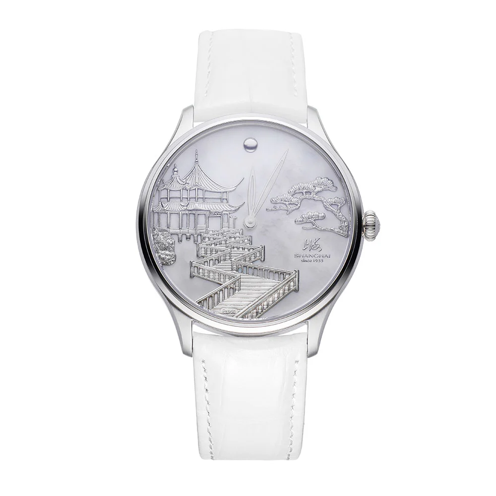 Shanghai Watch Shanghai Under Moonlight 40mm Watch - White Dial
