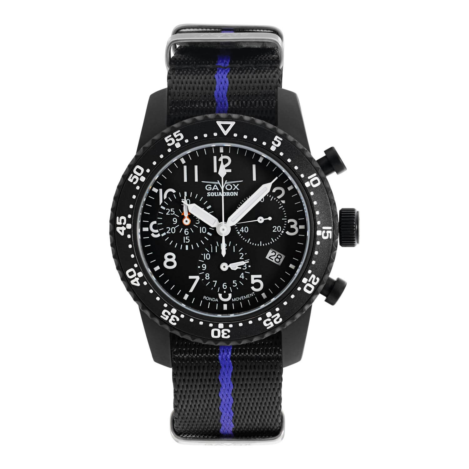 Gavox Gavox Squadron (Thin Blue Line Black PVD)