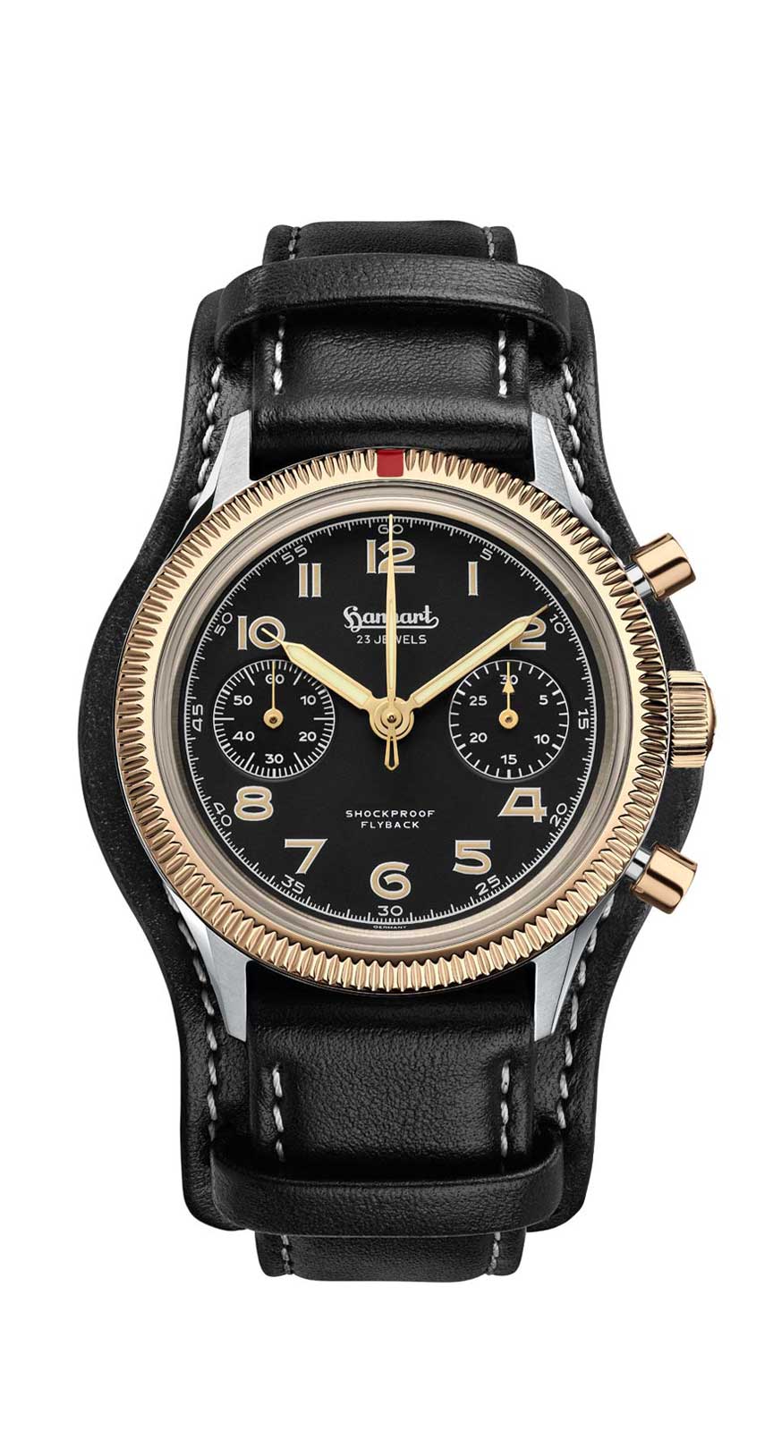 Hanhart 417 C Bicolor Flyback, 39 mm