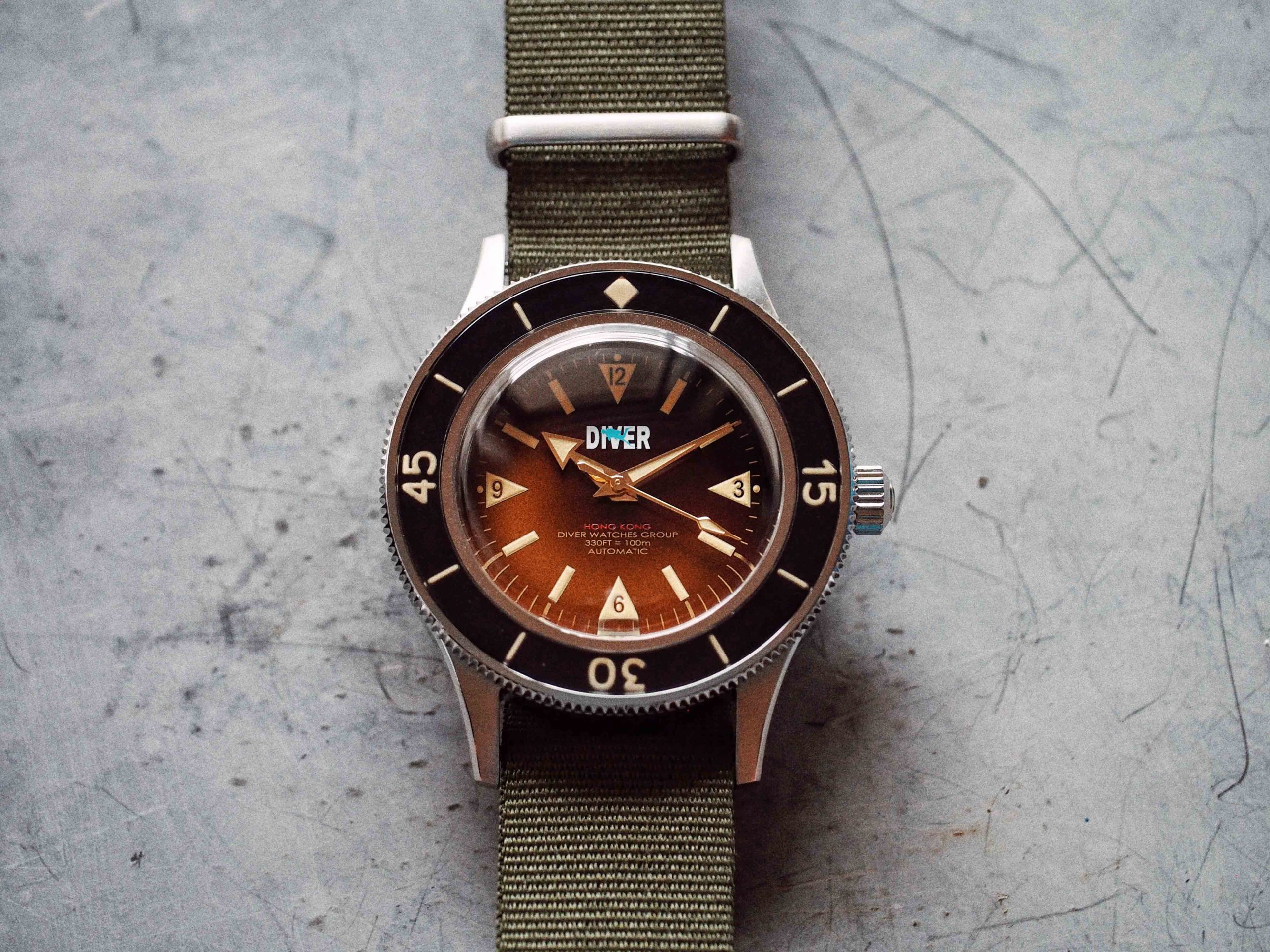 WMT Watches Seawolf – HK Diver Limited Edition 30 PC / Tropical Dial