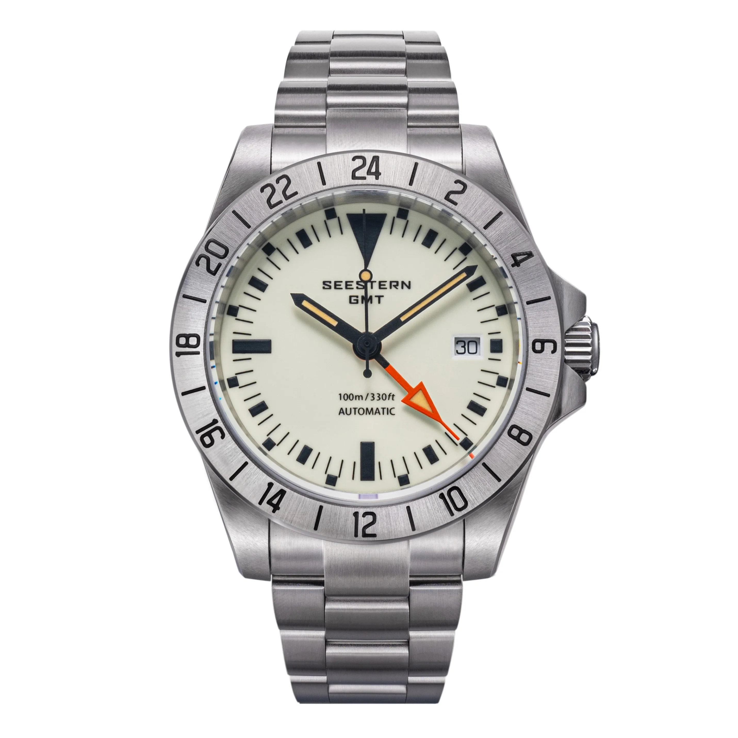 Sugess Seestern Heritage S436-2 BB White Dial GMT Automatic