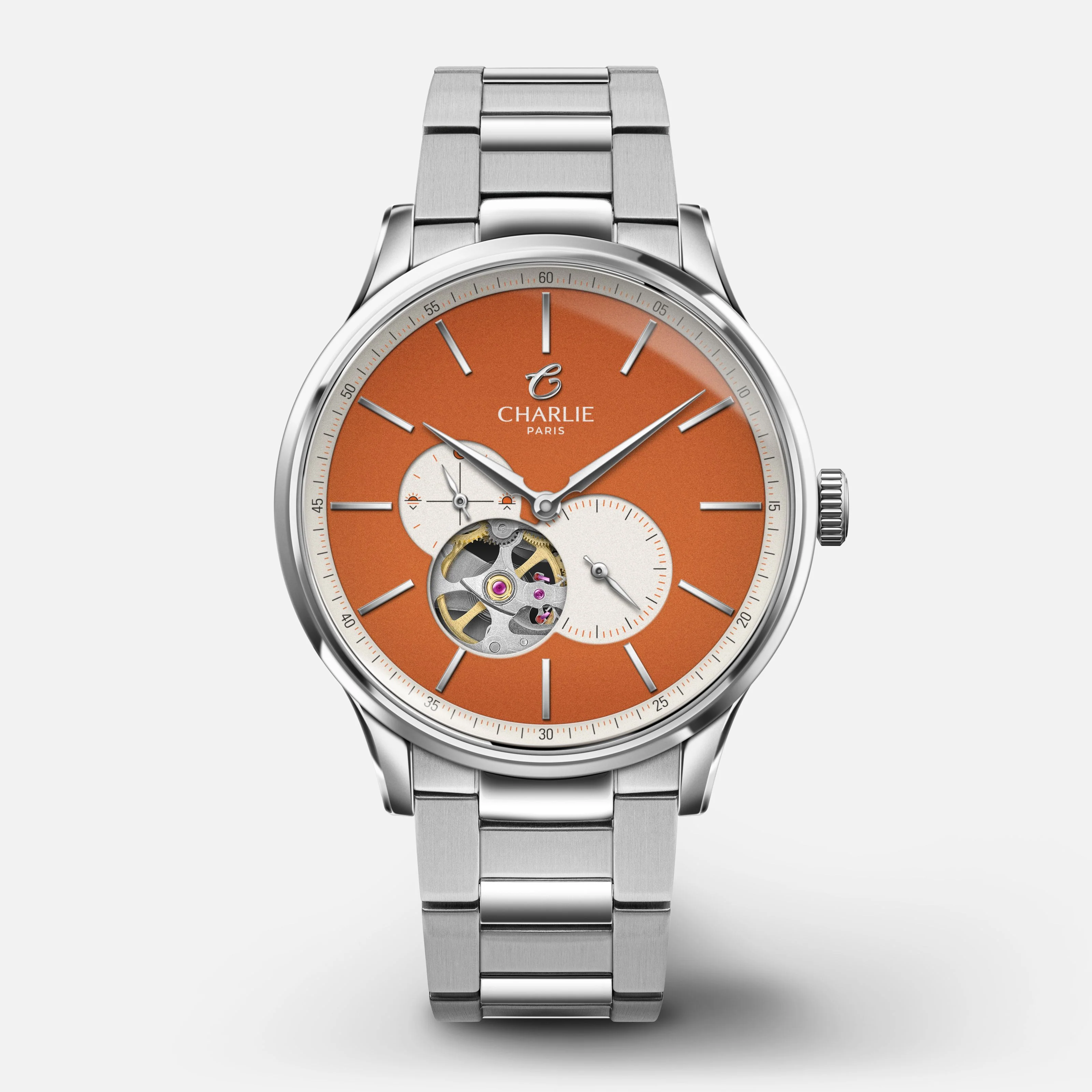 Charlie Paris INITIAL - Cœur Ouvert - Orange Sunset