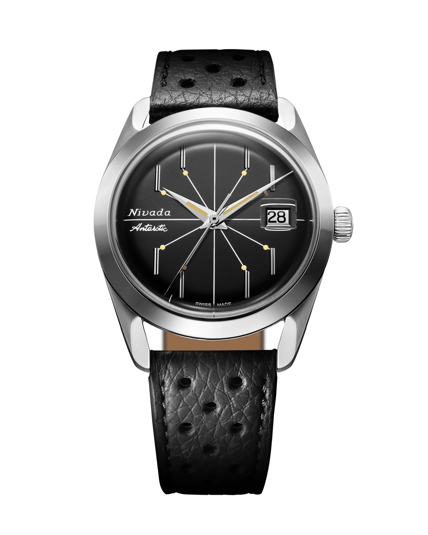 Nivada Grenchen ANTARCTIC SPIDER BLACK 38mm