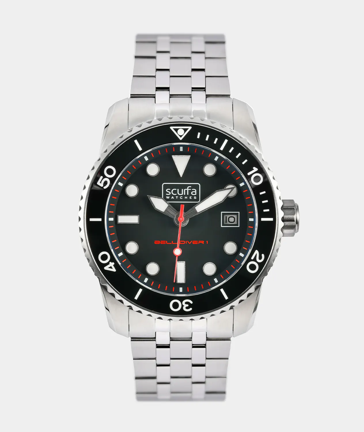 Scurfa Bell Diver 1 Black Stainless Auto