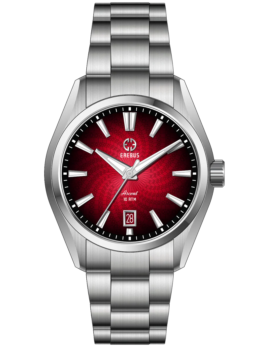Erebus Watches ASCENT 39 Red Helix