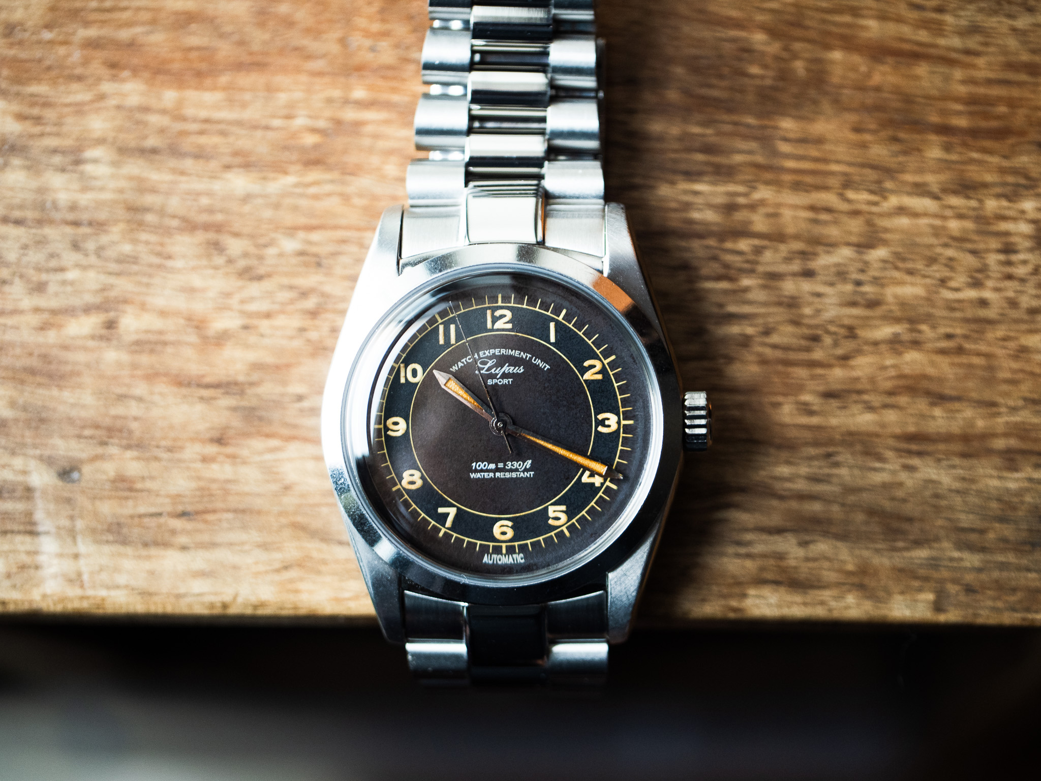 WMT Watches Lupas – Tropical Dial / Aged- Limited Edition / Metal Bracelet + Leather Strap Set