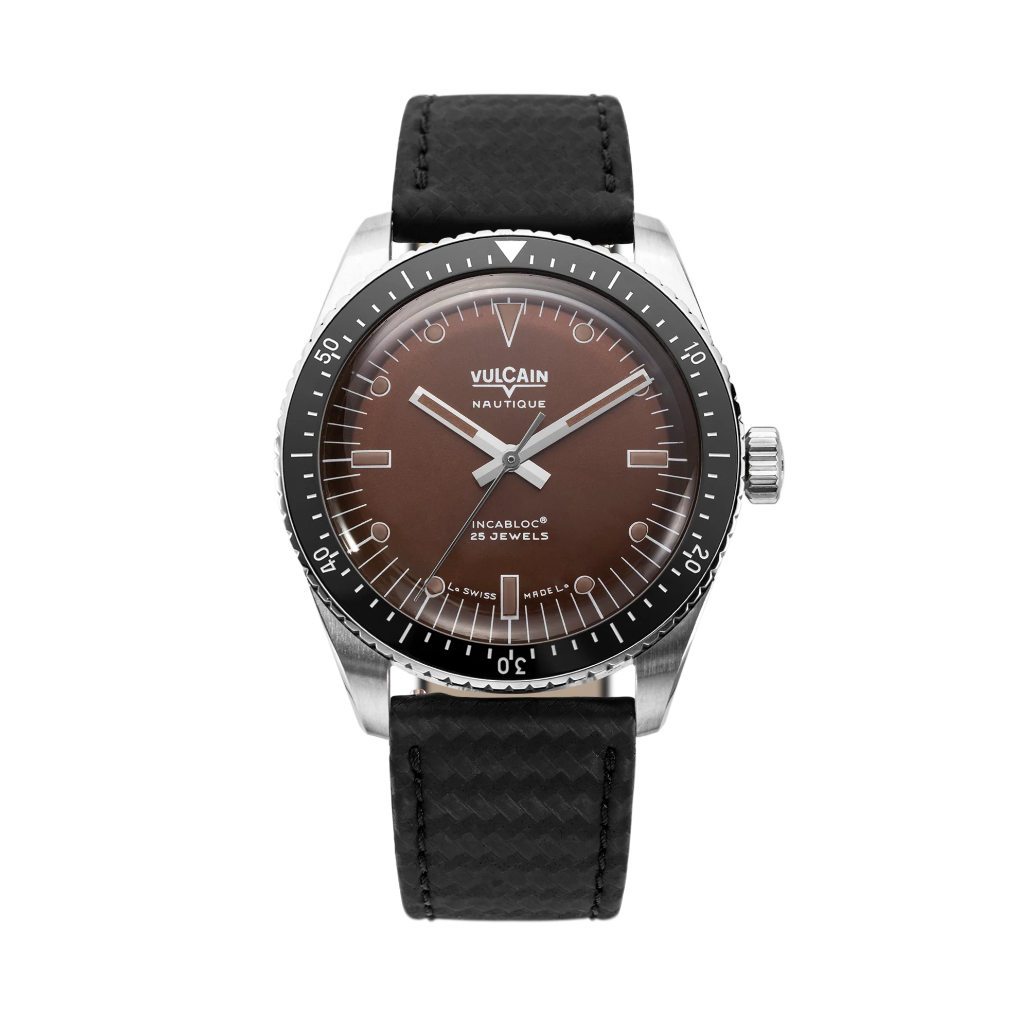 Vulcain Skindiver Nautique - Brown