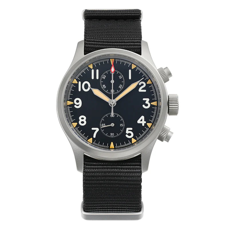 Thorn Militado Retro VK61 Quartz Chronograph Watch