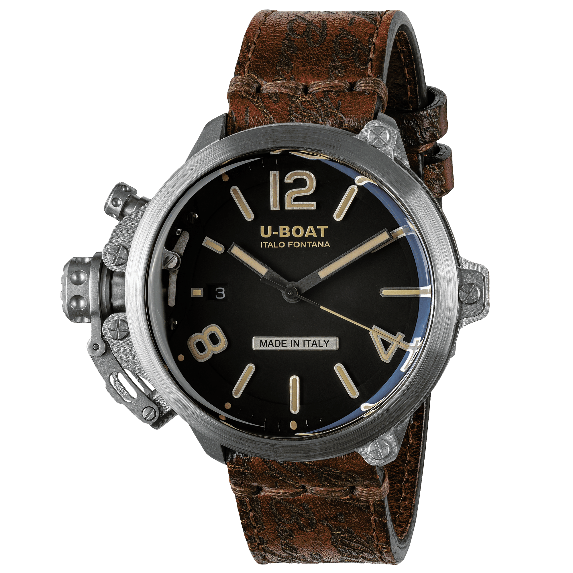 U-Boat CAPSULE 45MM SS BK BE
