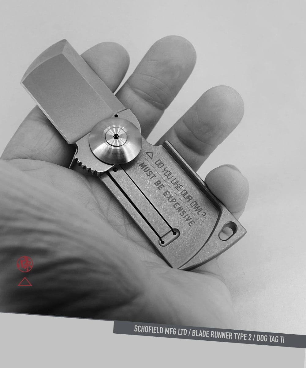 Schofield Watch Company BLADE RUNNER TYPE 2 / DOG TAG Ti