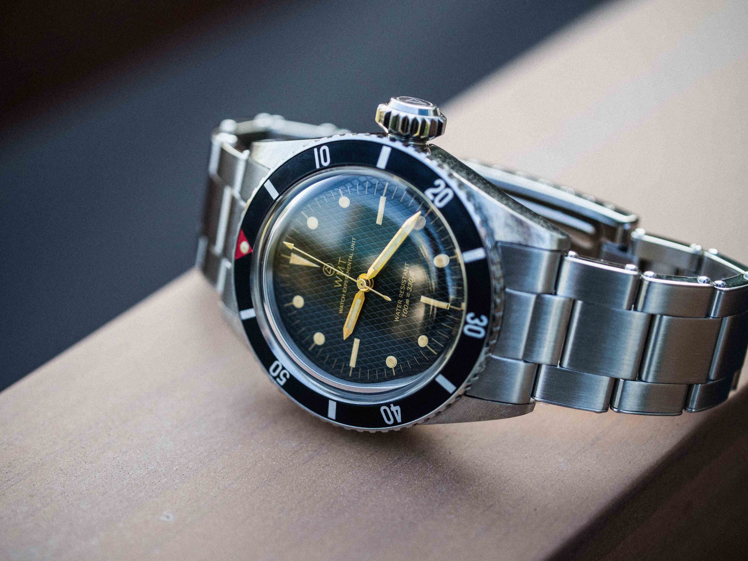 WMT Watches Sea Diver – Honeycomb MKII / Black Dial ( Aged )