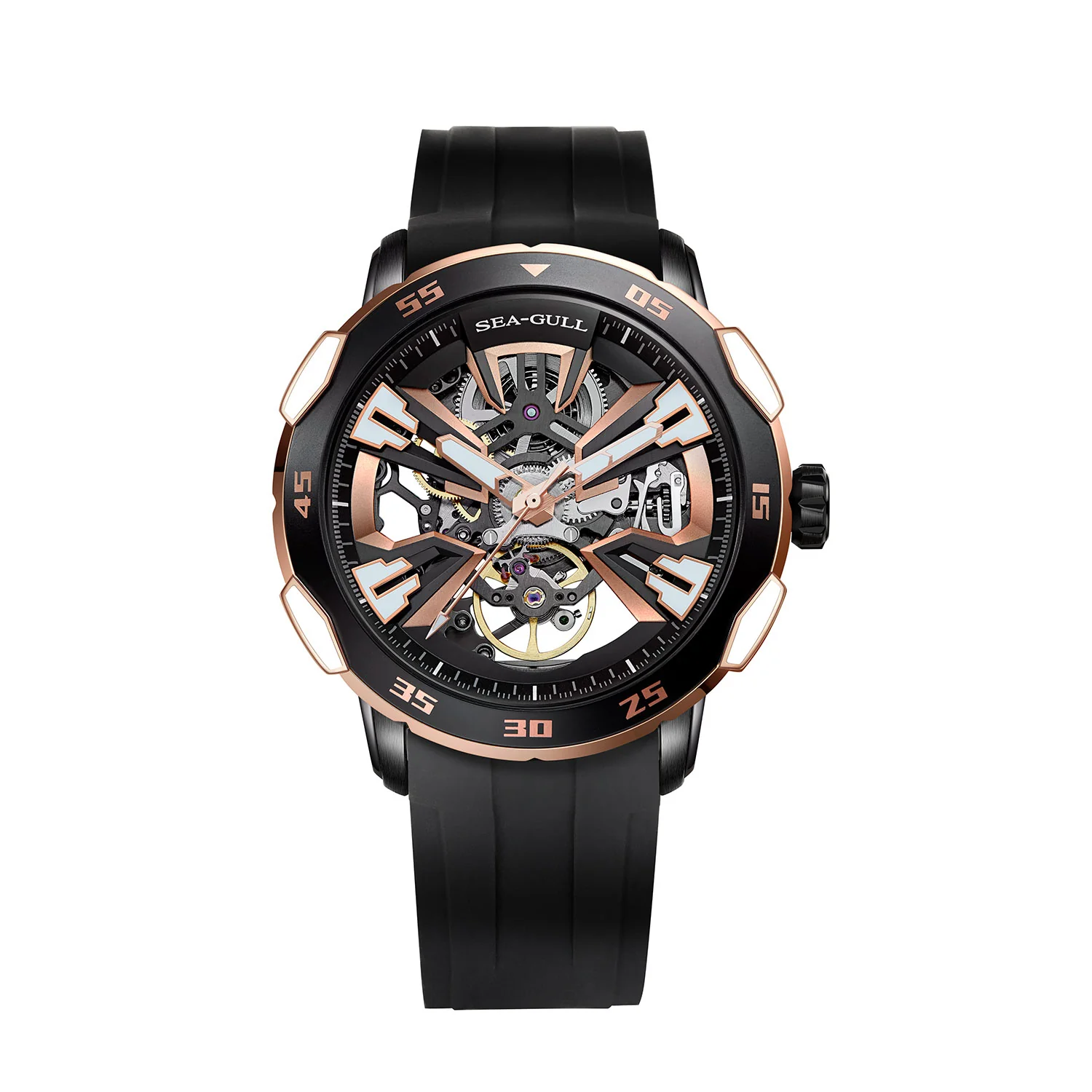 Sea-Gull Edge Series Skeleton Dial 2022 MUSE Design Gold Award Couple Watch 44.5mm/40.5mm