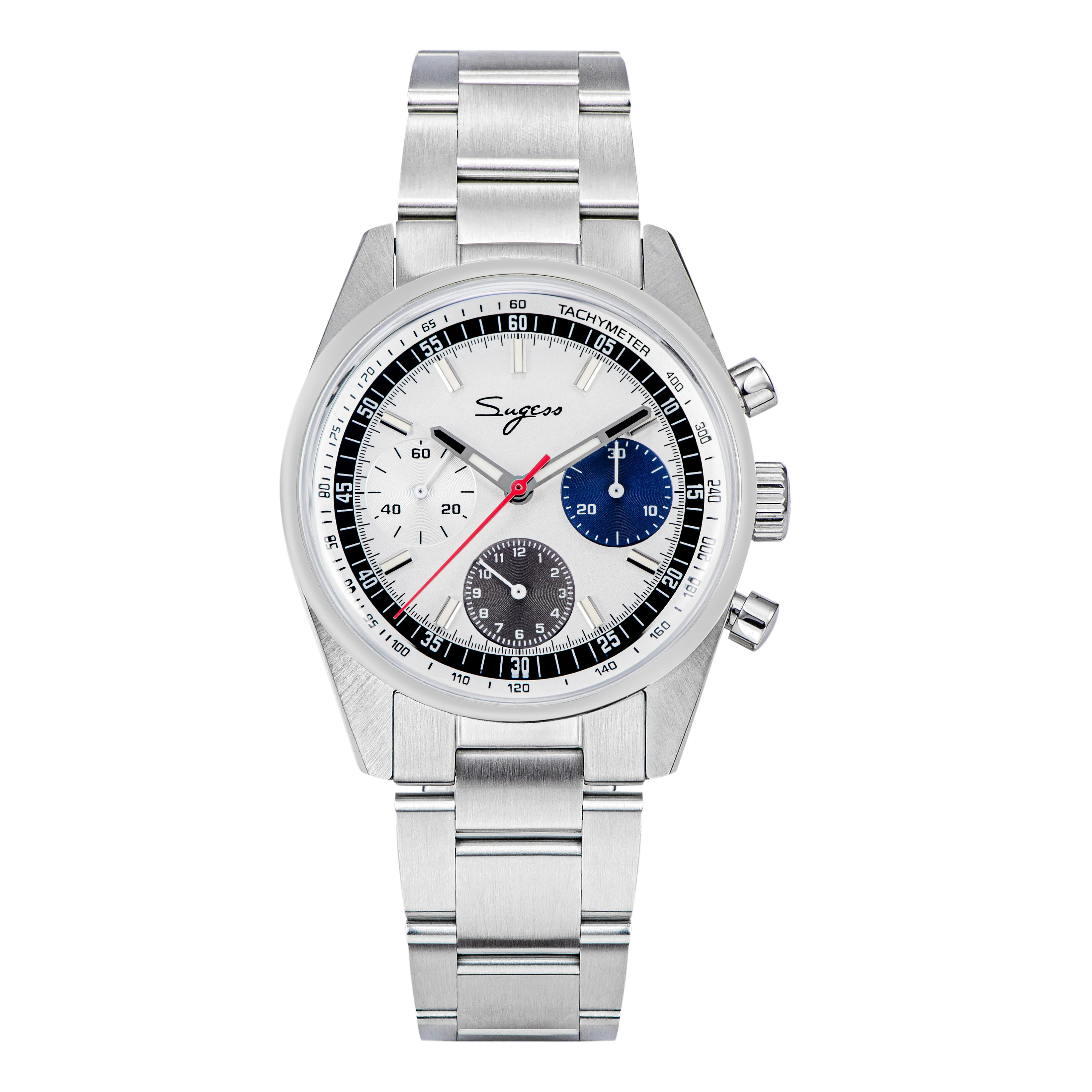 Sugess Chrono Heritage S442 Chronograph Special Dial Swan Neck Regulator