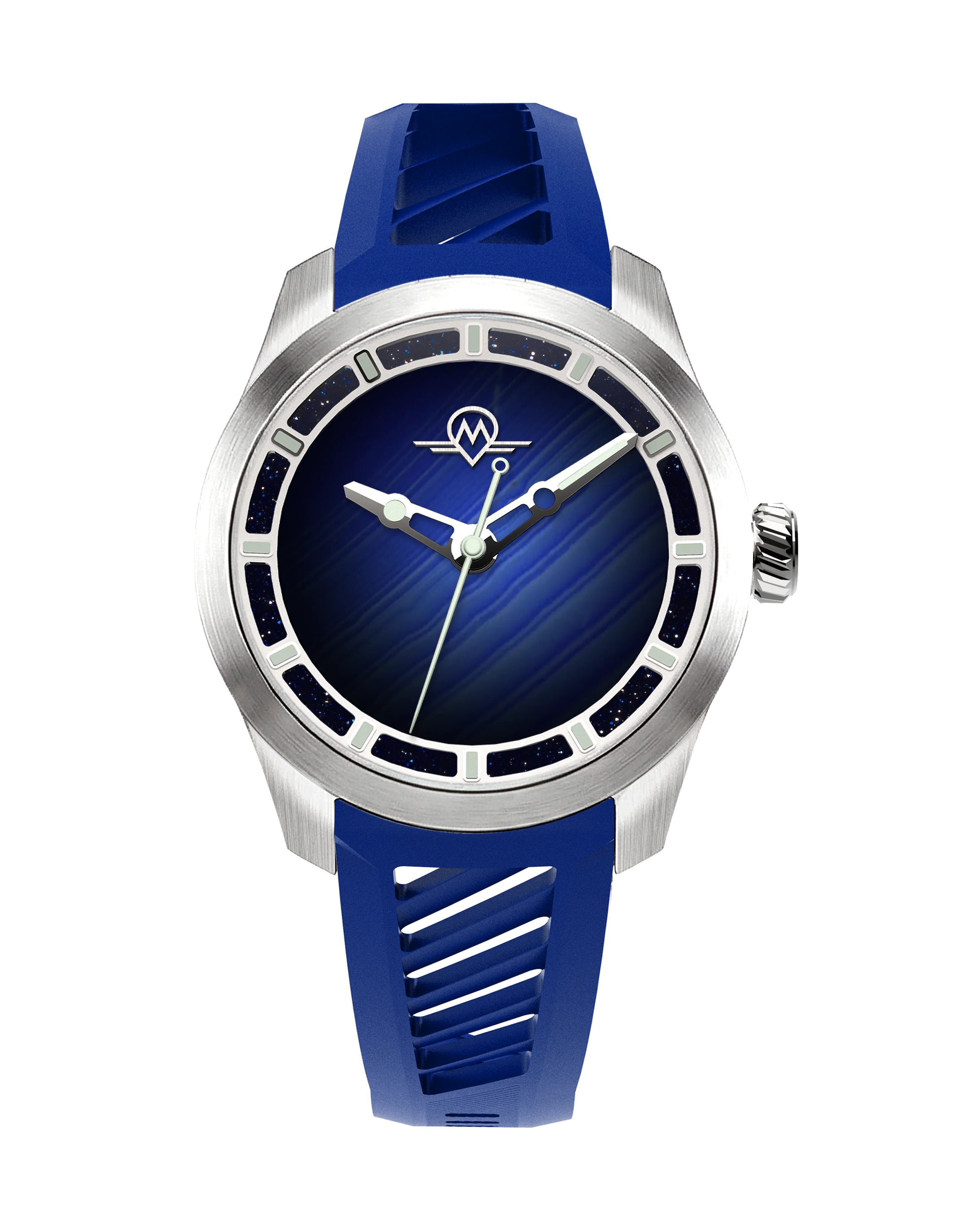 Monro MONRO LUNA ADVENTURE MLA-PAR PLANET AGATE, 9039 Automatic Watch, 39mm EPDM Rubber