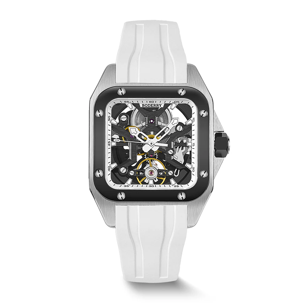 Boderry STORM - Square Automatic Titanium Watch | A10T-05