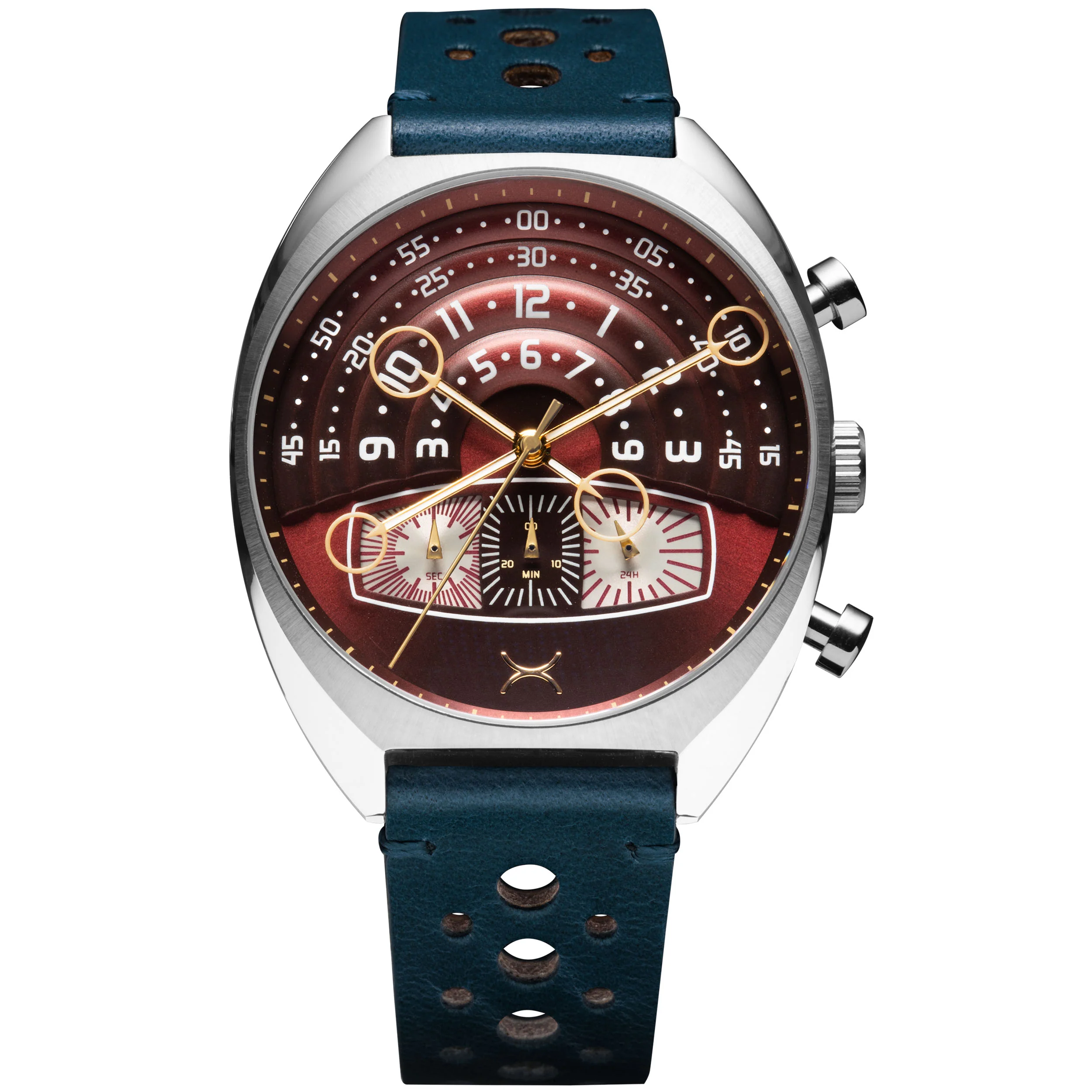 Xeric Halograph III Chrono Oxblood Blue