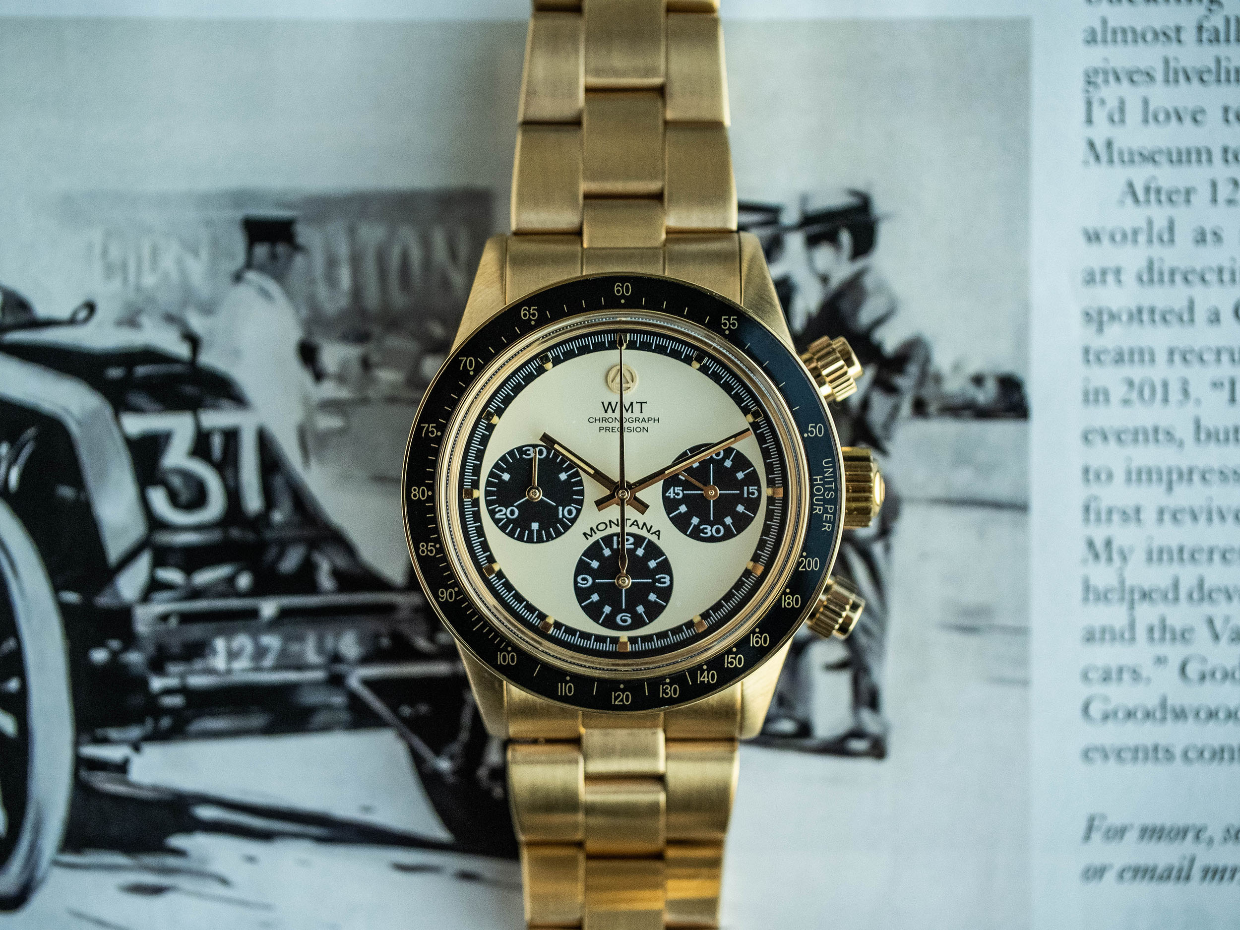 WMT Watches Montana – Racer Gold / Limited Edition 25 Pc