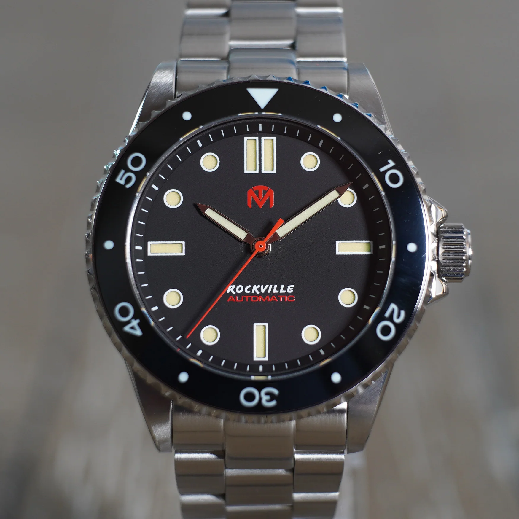 McDowell Time Rockville Automatic Watch - Black Dial