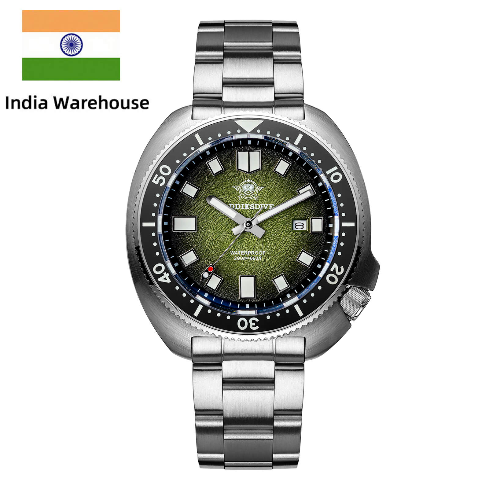 Addiesdive ★India Warehouse★Addiesdive Turtle Quartz Diver Men Watch Sapphire Crystal AD2511