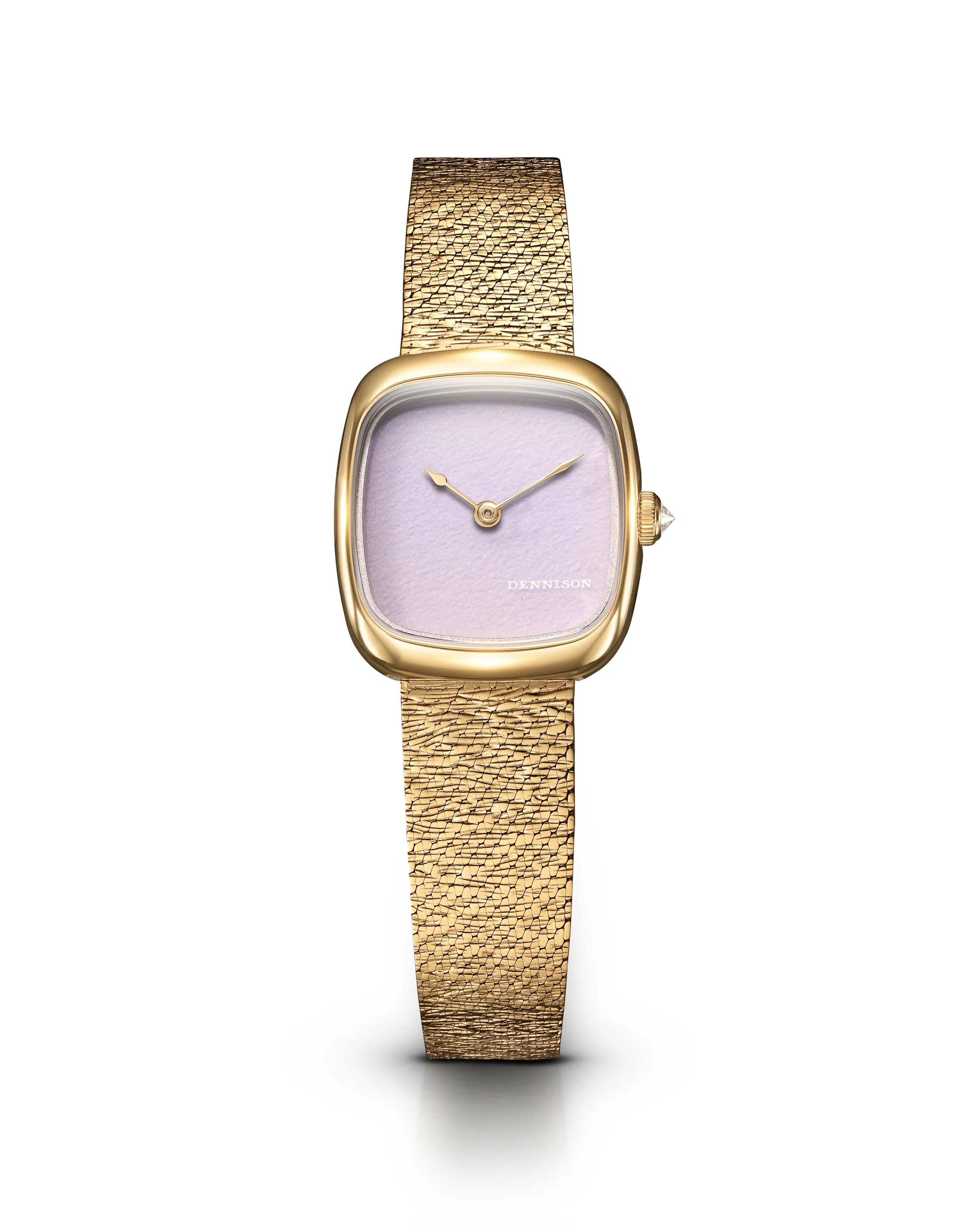 Dennison Mini Pink Malaysian Jade In Gold