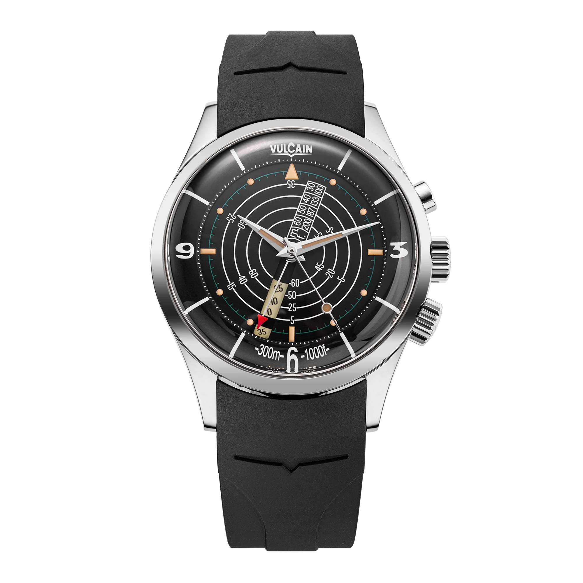 Vulcain Nautical Heritage - Black Beige Patina