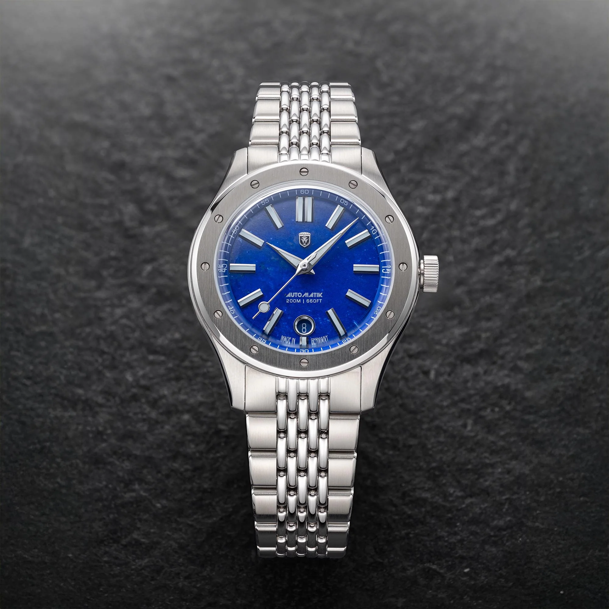 Heinrich Helicoprion Lapis Lazuli — Sellita SW200-2 Power+ (65h Gangreserve)