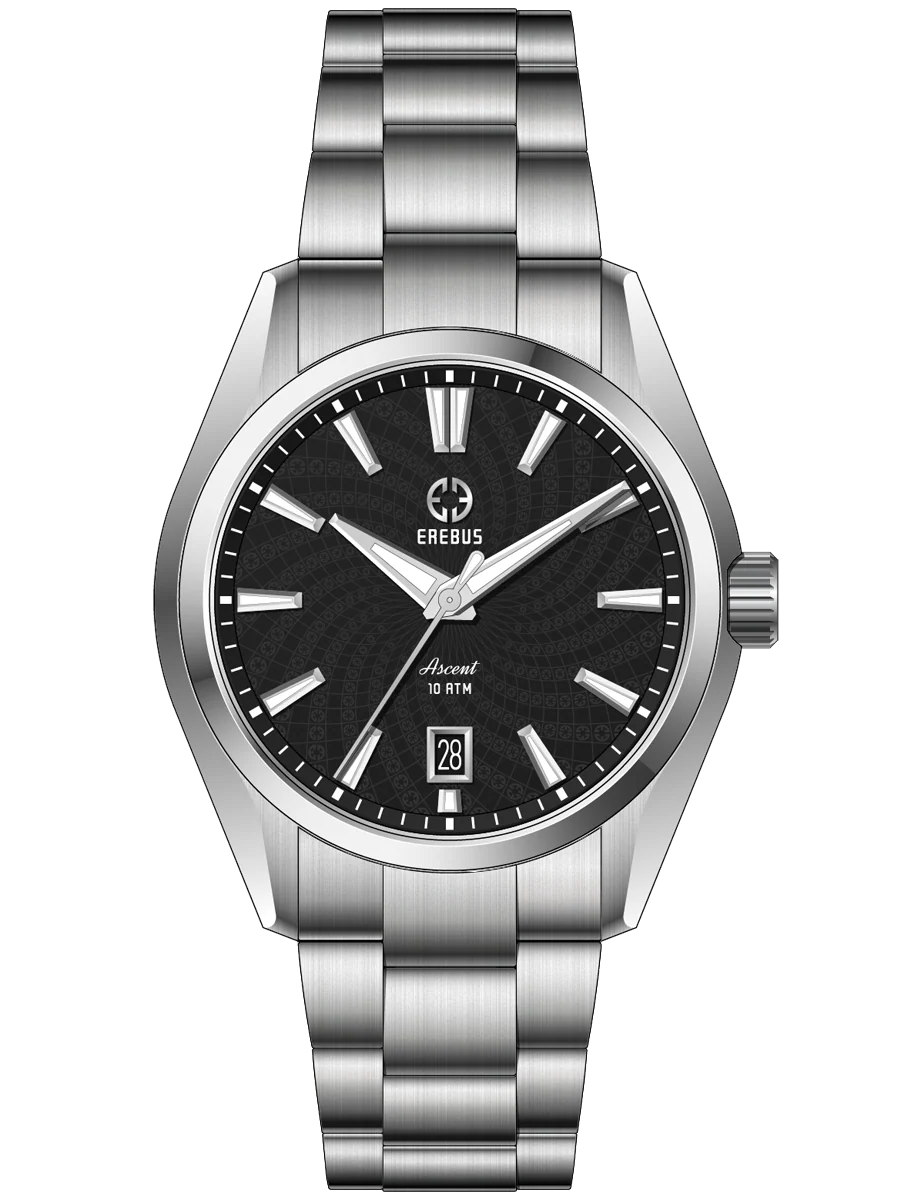 Erebus Watches ASCENT 39 Black Helix