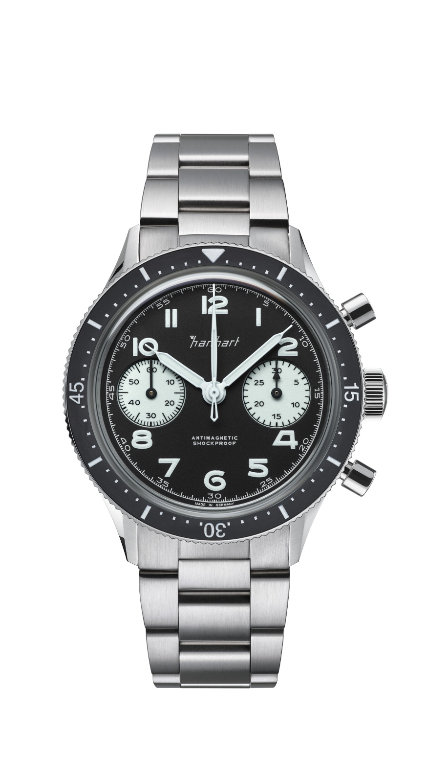 Hanhart 415 ES Reverse Panda, 39 mm