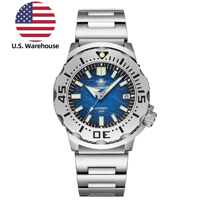 Addiesdive U.S. Warehouse -ADDIESDIVE OceanMonster Dive Watch AD2047